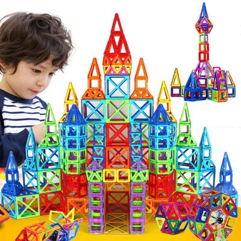 Bloques de Construcción Magnéticos DIY - Juguetes con Imanes para Niños, Set de Construcción Creativa, Regalos para Niños